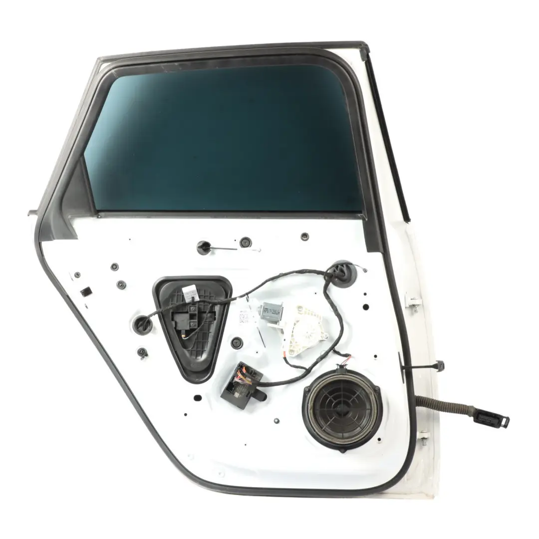 Door Left N/S Ibis White - Y9C to Audi A4 B8 Avant Rear with Part number 8K9833051D Audi A4 B8 Avant Rear Door Left N/S Ibis White - Y9C - SKU 8K9833051D-IWH - Part number 8K9833051D