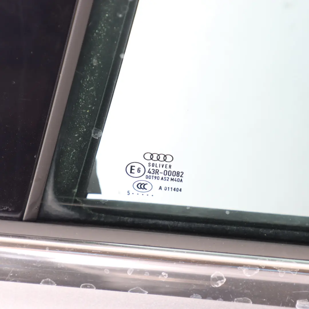 Door Left N/S Tornado Grey Metallic - X7P to Audi A4 B8 Avant Rear with Part number 8K9833051D Audi A4 B8 Avant Rear Door Left N/S Tornado Grey Metallic - X7P - SKU 8K9833051D-TOG - Part number 8K9833051D