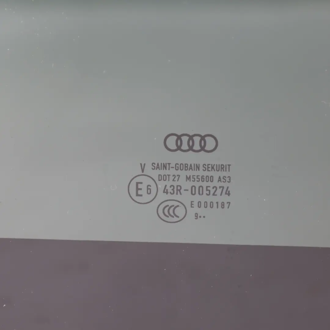 Audi A4 S4 B8 Panoramic Window Glass Glazing Sunroof Tinted AS3 - SKU 8K9877071 - Part number 8K9877071
