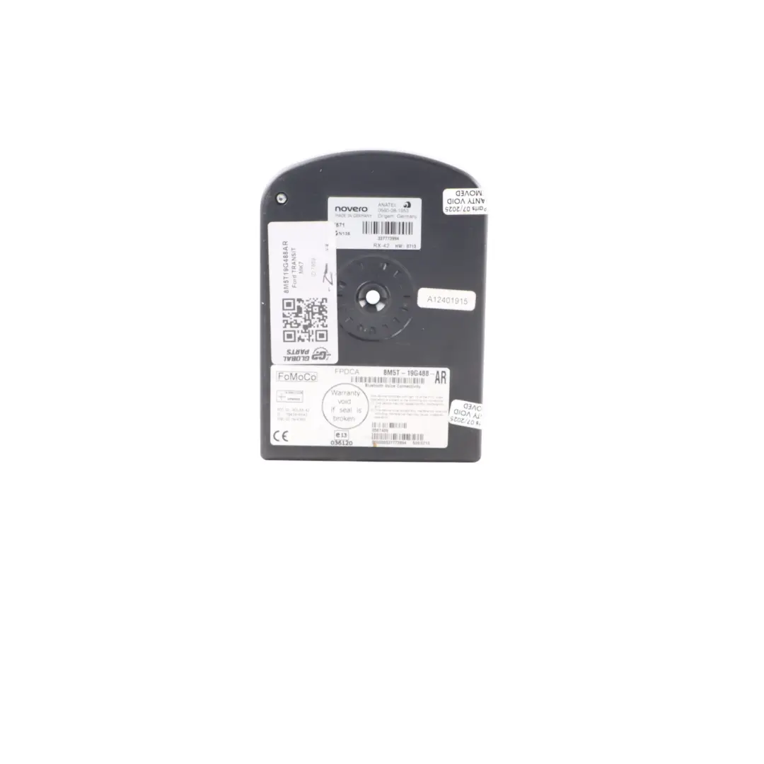 Ford Transit Mk7 Bluetooth Voice Module Unit Control ECU - SKU 8M5T19G488AR - Part number 8M5T19G488AR
