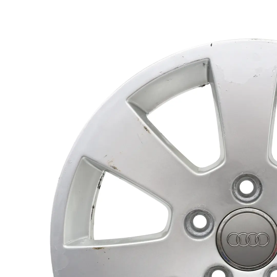Silberne Leicht Metall Felge 16" 6,5J ET:50 Audi A3 8P - SKU 8P0601025A-1 - Teilenummer 8P0601025A