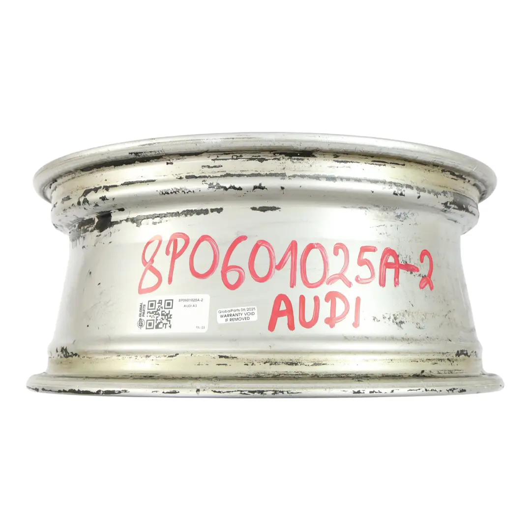 Audi A3 8P Cerchio In Lega Argento 16" 6,5J ET:50 - SKU 8P0601025A-2 - Numero di parte 8P0601025A