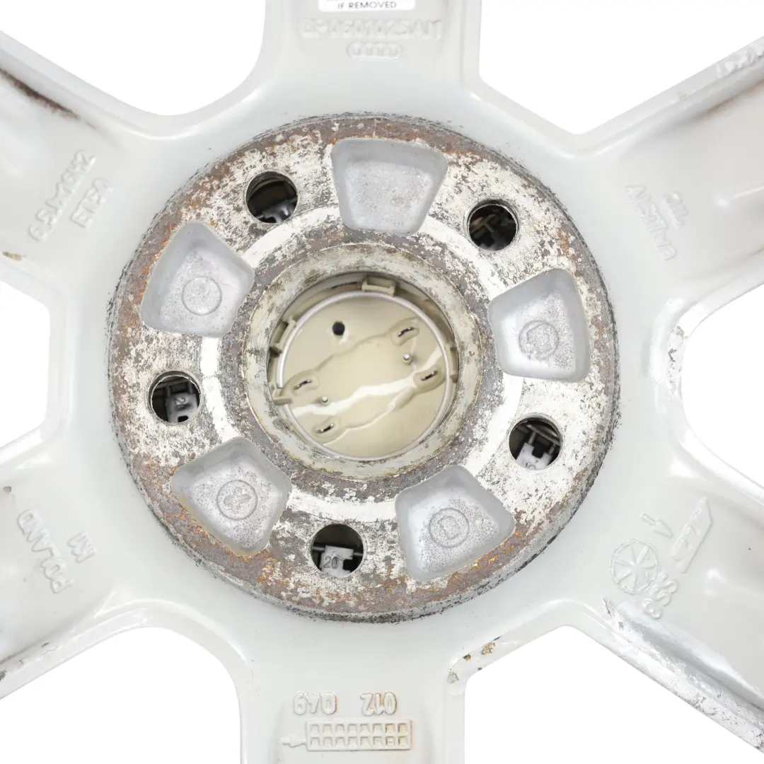 Silberne Alufelge 16" 6,5J ET:50 6-Speichen für Audi A3 8P mit Teilenummer 8P0601025AN Audi A3 8P Silberne Alufelge 16" 6,5J ET:50 6-Speichen - SKU 8P0601025AN-1 - Teilenummer 8P0601025AN