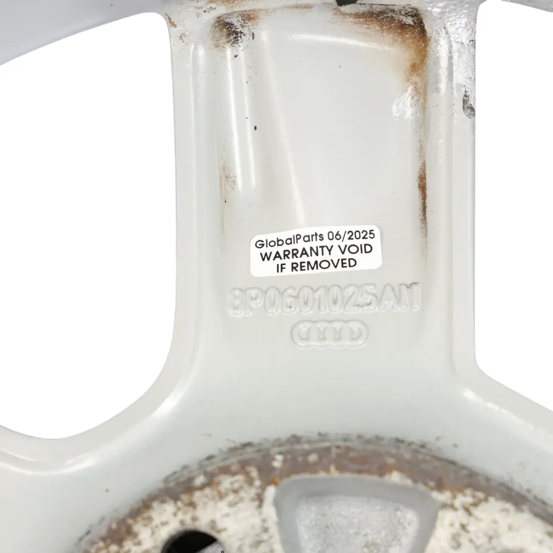 Audi A3 8P Wheel Alloy Rim 16" 6,5J ET:50 6-Spoke Silver - SKU 8P0601025AN-1 - Part number 8P0601025AN