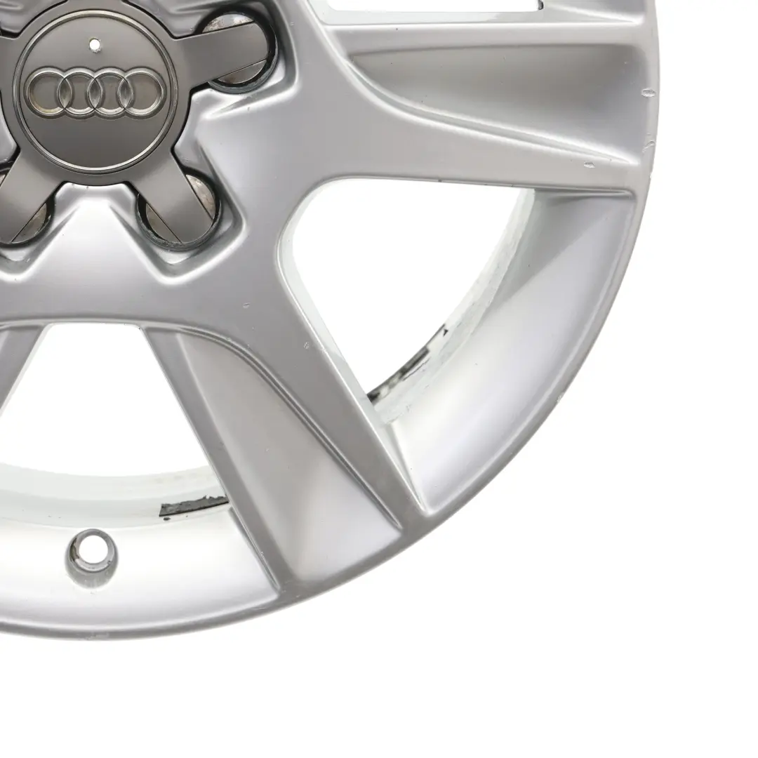 Audi A3 8P Felga Aluminiowa Srebrna 16" 6,5J ET:50 6-Ramienna - SKU 8P0601025AN-1 - Numer Części 8P0601025AN