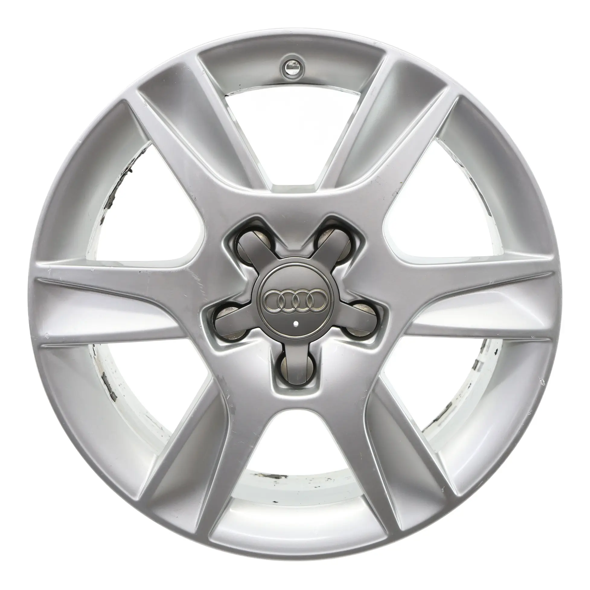 Audi A3 8P Silver Wheel Alloy Rim 16" 6,5J ET:50 6-Spoke 8P0601025AN
