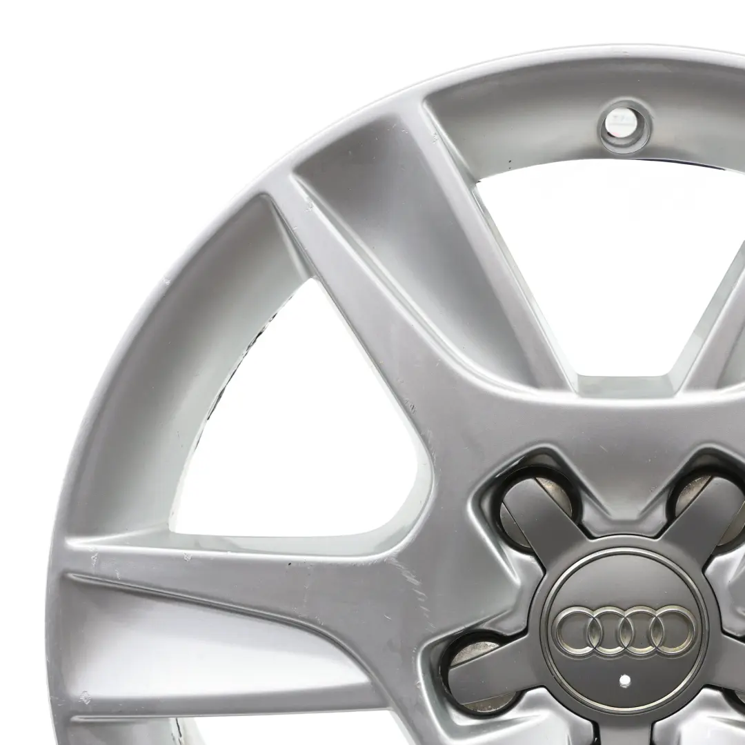 Audi A3 8P Jante En Alliage Argenté 16" 6,5J ET:50 6 Branches - SKU 8P0601025AN-2 - Numéro de pièce 8P0601025AN