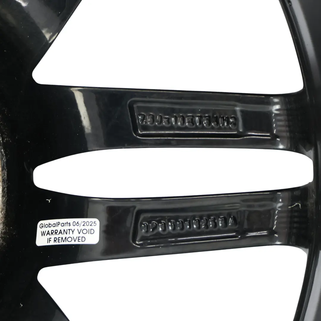 Jante Alliage Noire 18" 7,5J ET:54 Audi A3 8P - SKU 8P0601025BA-2 - Numéro de pièce 8P0601025BA