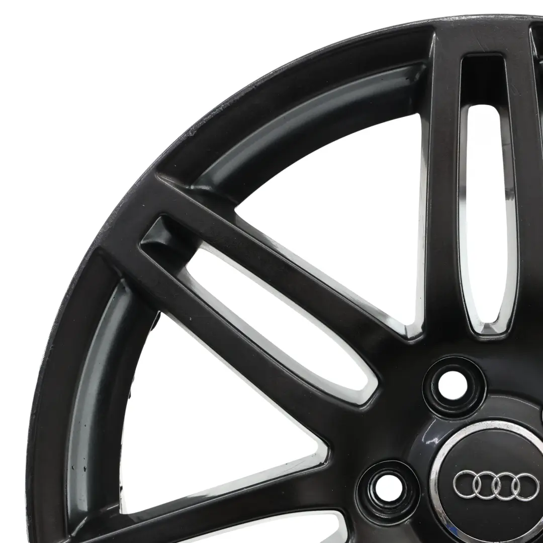 Jante Alliage Noire 18" 7,5J ET:54 Audi A3 8P - SKU 8P0601025BA-2 - Numéro de pièce 8P0601025BA