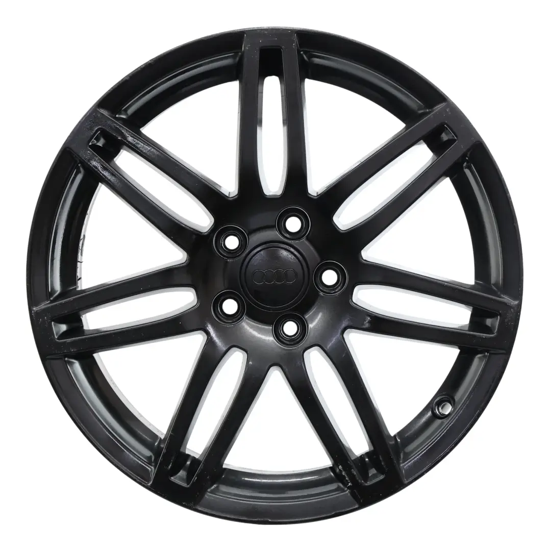 Leicht Metall Felge Schwarz 18" 7,5J ET:54 Audi A3 8P - SKU 8P0601025BA-3 - Teilenummer 8P0601025BA