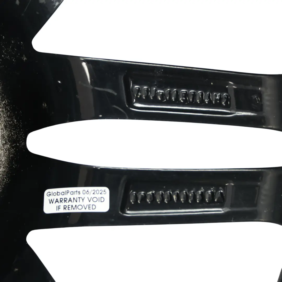 Leicht Metall Felge Schwarz 18" 7,5J ET:54 Audi A3 8P - SKU 8P0601025BA-3 - Teilenummer 8P0601025BA