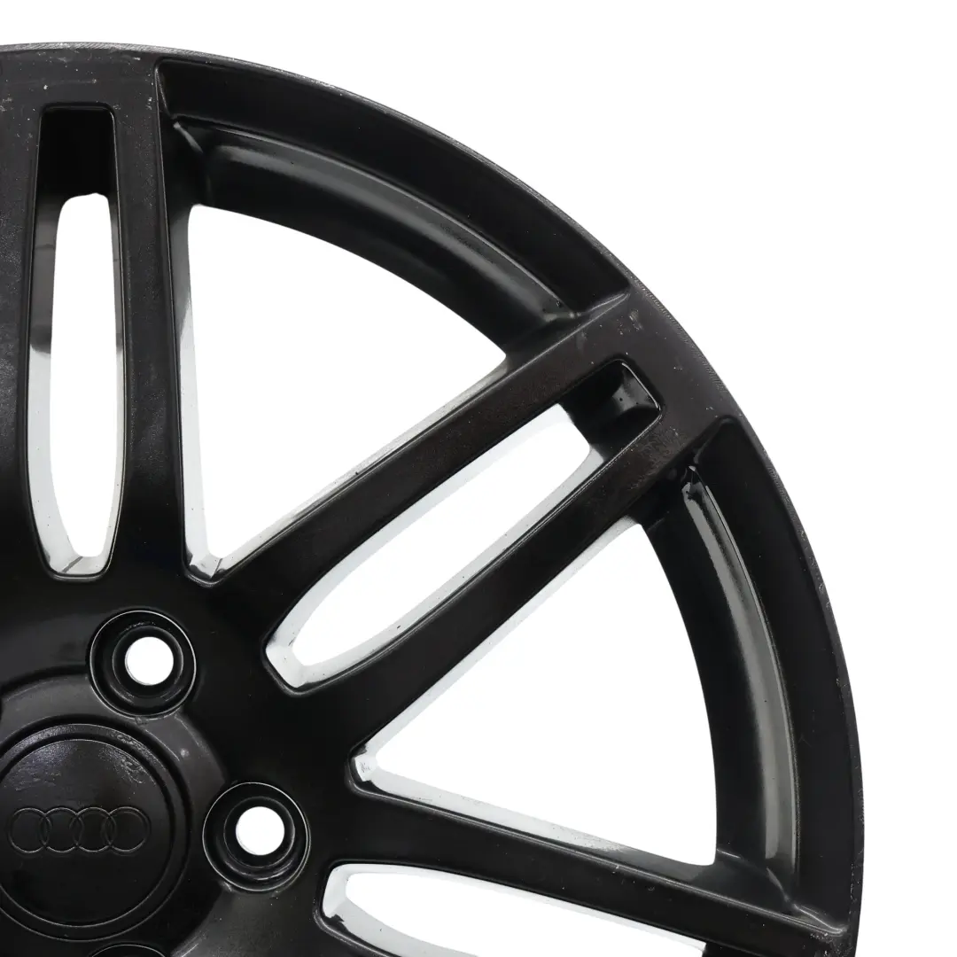 Leicht Metall Felge Schwarz 18" 7,5J ET:54 Audi A3 8P - SKU 8P0601025BA-3 - Teilenummer 8P0601025BA