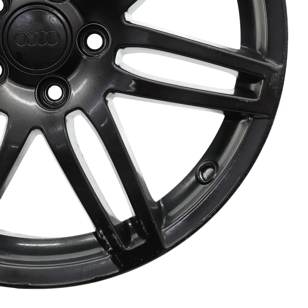 Leicht Metall Felge Schwarz 18" 7,5J ET:54 Audi A3 8P - SKU 8P0601025BA-3 - Teilenummer 8P0601025BA