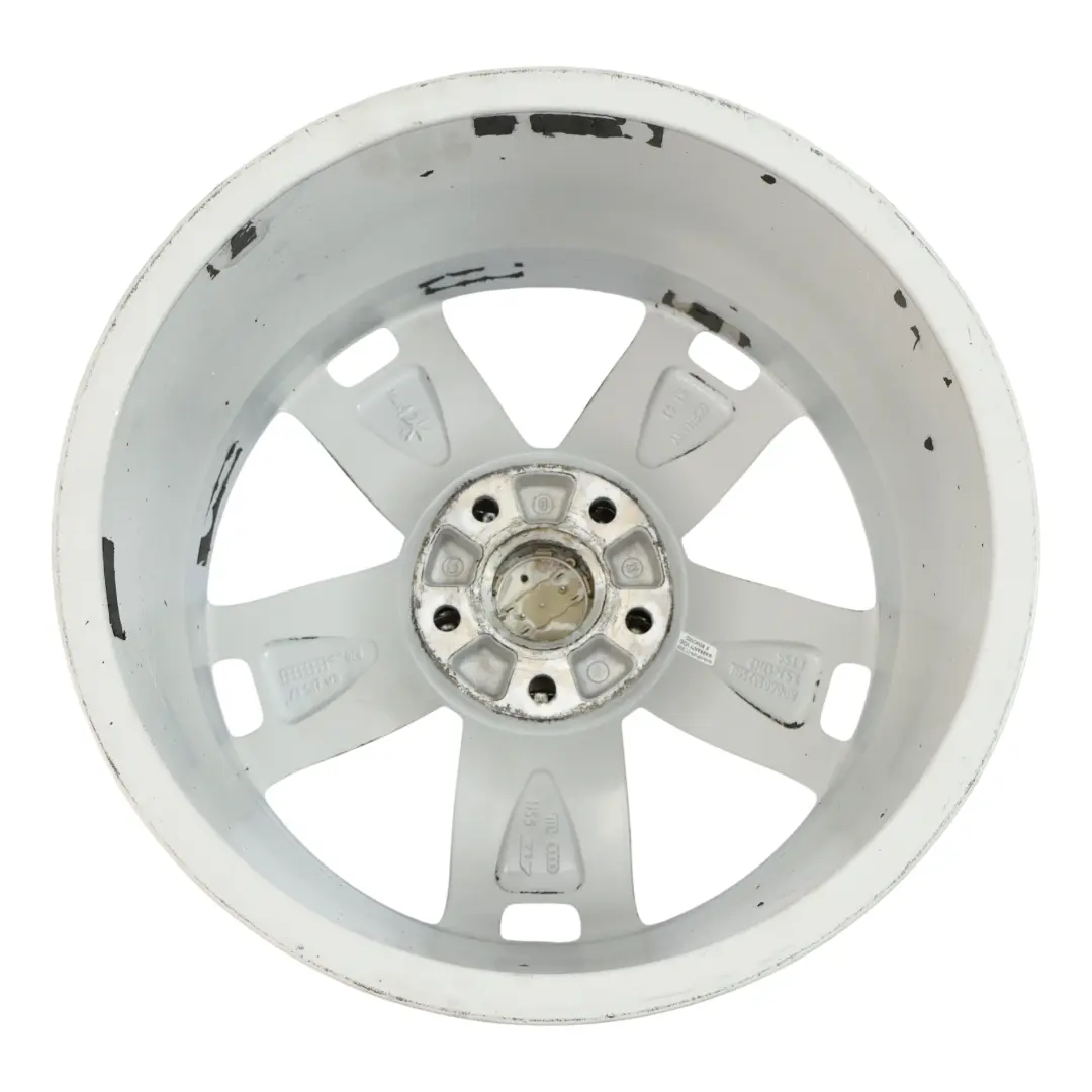 Jante argentée en alliage 17" 7,5J ET:56 Star Spoke pour Audi A3 8P à propos du numéro de pièce 8P0601025BL Audi A3 8P Jante argentée en alliage 17" 7,5J ET:56 Star Spoke - SKU 8P0601025BL-2 - Numéro de pièce 8P0601025BL