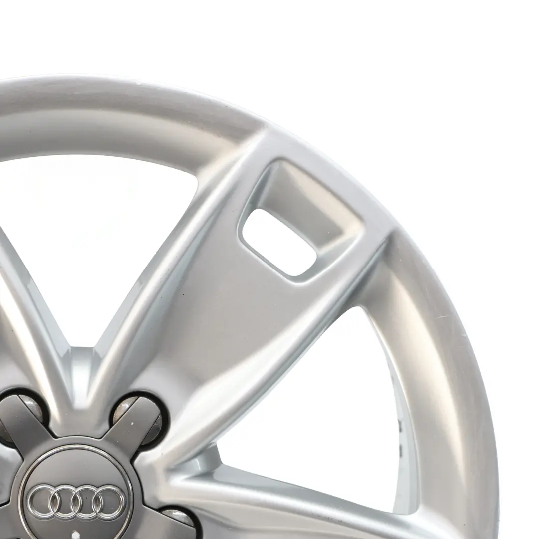 Audi A3 8P Silver Wheel Alloy Rim 17" 7,5J ET:56 Star Spoke - SKU 8P0601025BL-2 - Part number 8P0601025BL