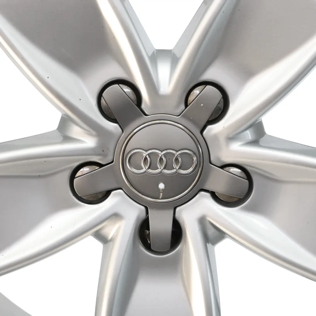 Audi A3 8P Silver Wheel Alloy Rim 17" 7,5J ET:56 Star Spoke - SKU 8P0601025BL-2 - Part number 8P0601025BL