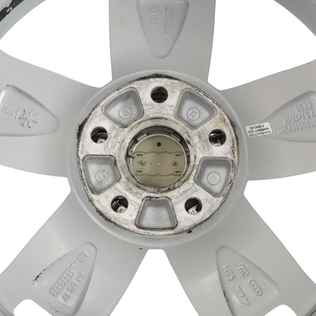 Alloy Rim 17" 7,5J ET:56 Star Spoke to Audi A3 8P Silver Wheel with Part number 8P0601025BL Audi A3 8P Silver Wheel Alloy Rim 17" 7,5J ET:56 Star Spoke - SKU 8P0601025BL-3 - Part number 8P0601025BL