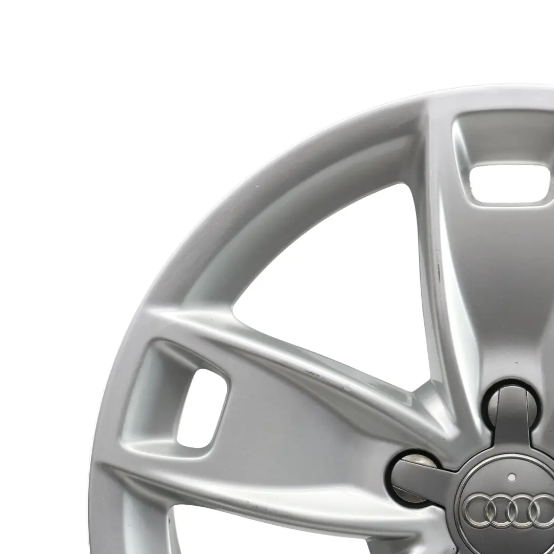 Audi A3 8P Silver Wheel Alloy Rim 17" 7,5J ET:56 Star Spoke - SKU 8P0601025BL-3 - Part number 8P0601025BL