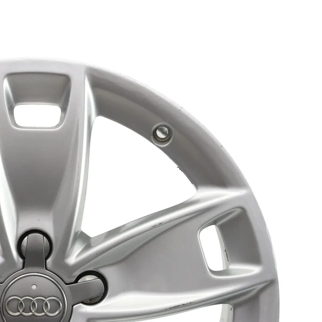 Audi A3 8P Silver Wheel Alloy Rim 17" 7,5J ET:56 Star Spoke - SKU 8P0601025BL-3 - Part number 8P0601025BL