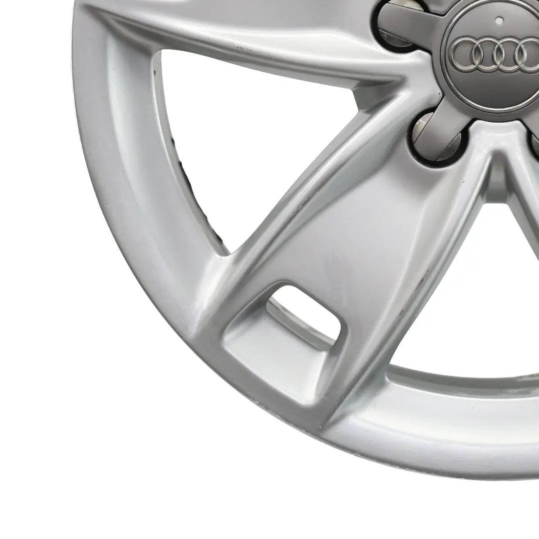 Audi A3 8P Silver Wheel Alloy Rim 17" 7,5J ET:56 Star Spoke - SKU 8P0601025BL-3 - Part number 8P0601025BL
