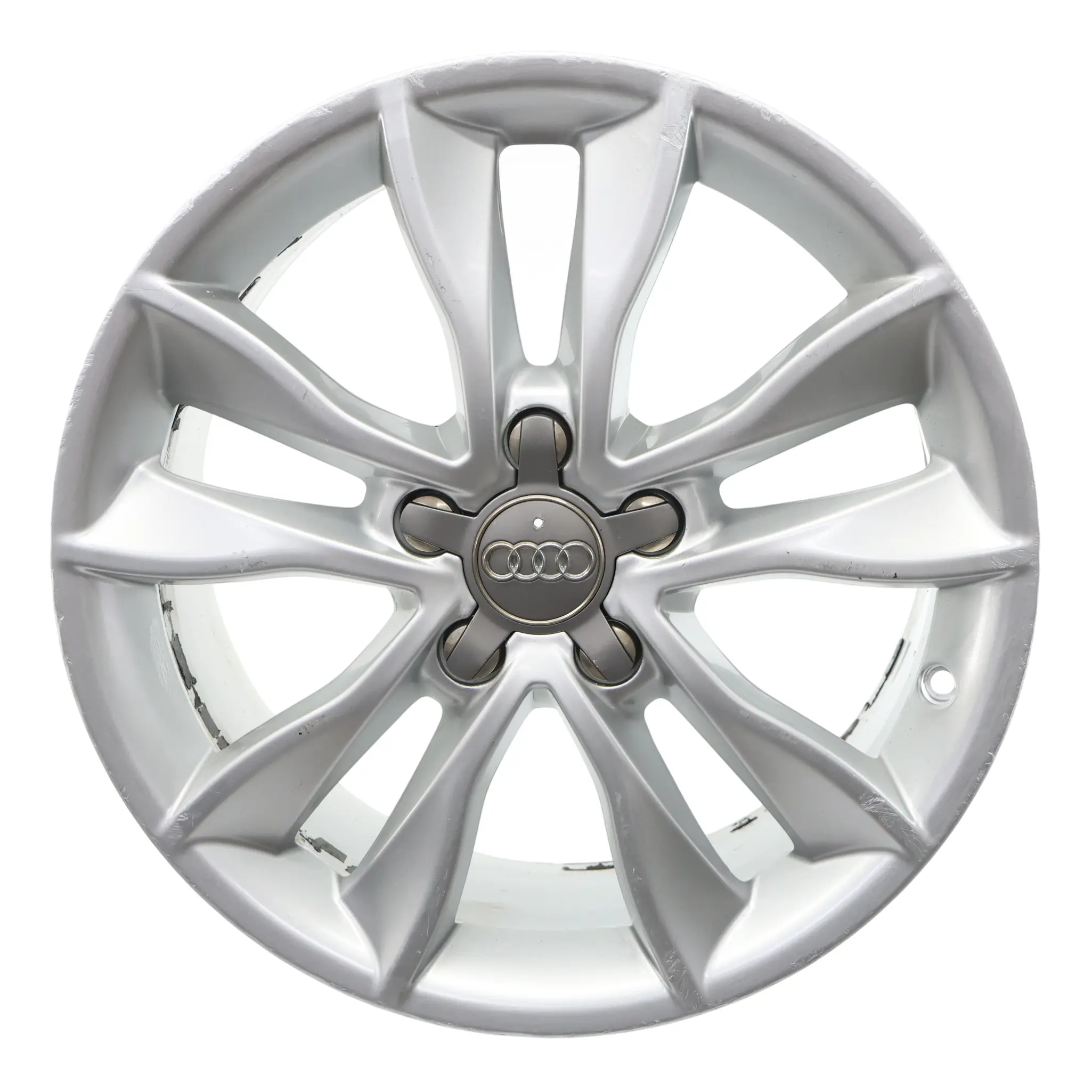 Audi A3 8P Silver Wheel Alloy Rim 17" 7,5J ET:56 Star Double Spoke 8P0601025CC