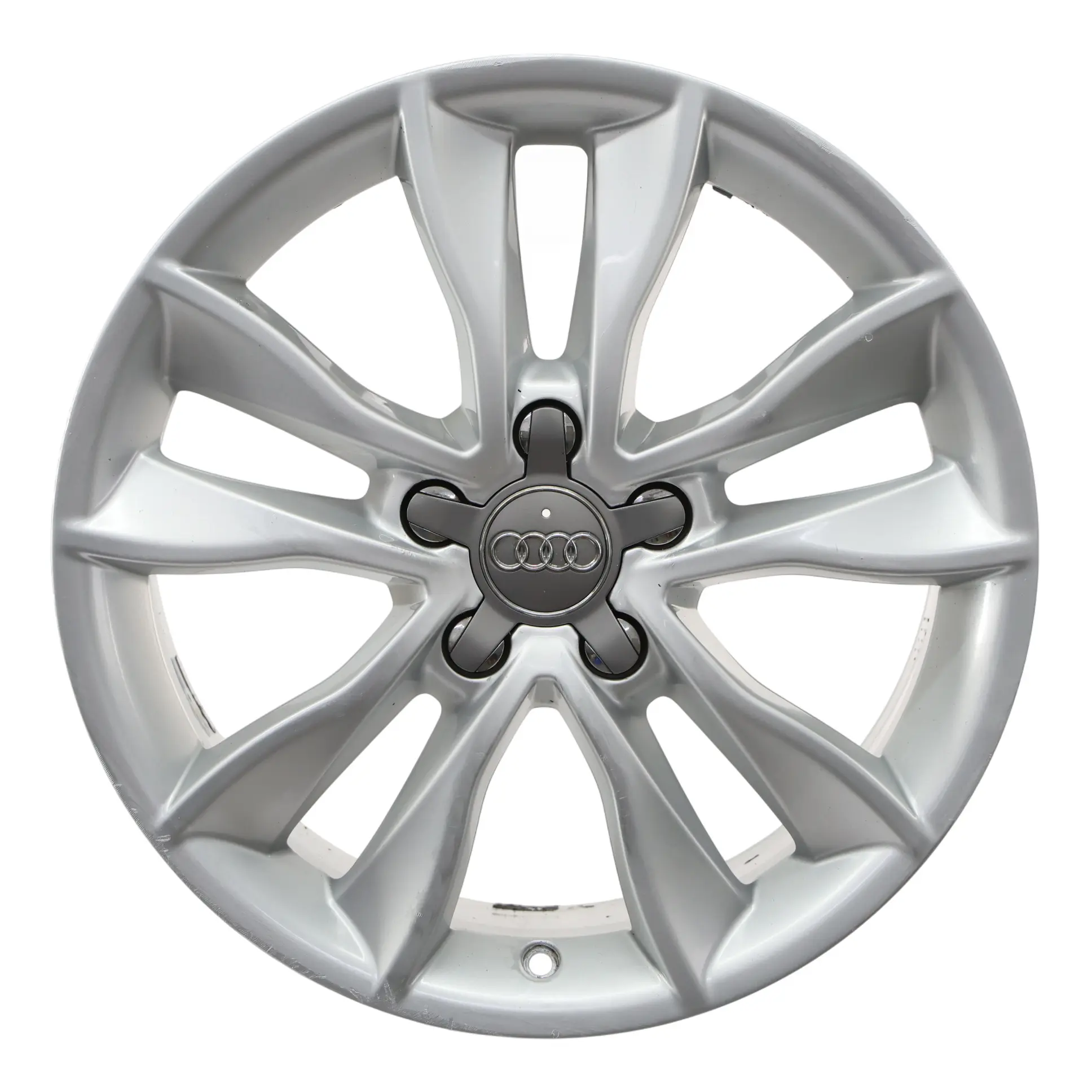 Audi A3 8P Argento Cerchio lega 17" 7,5J ET:56 Stella a doppie razze 8P0601025CC