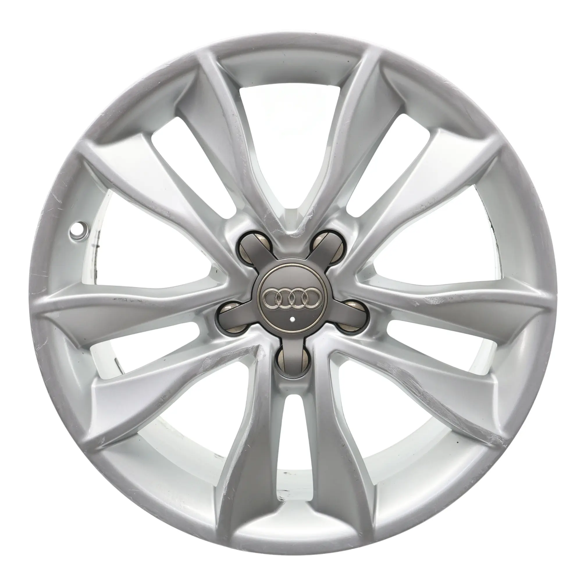 Audi A3 8P Silver Wheel Alloy Rim 17" 7,5J ET:56 Star Double Spoke 8P0601025CC