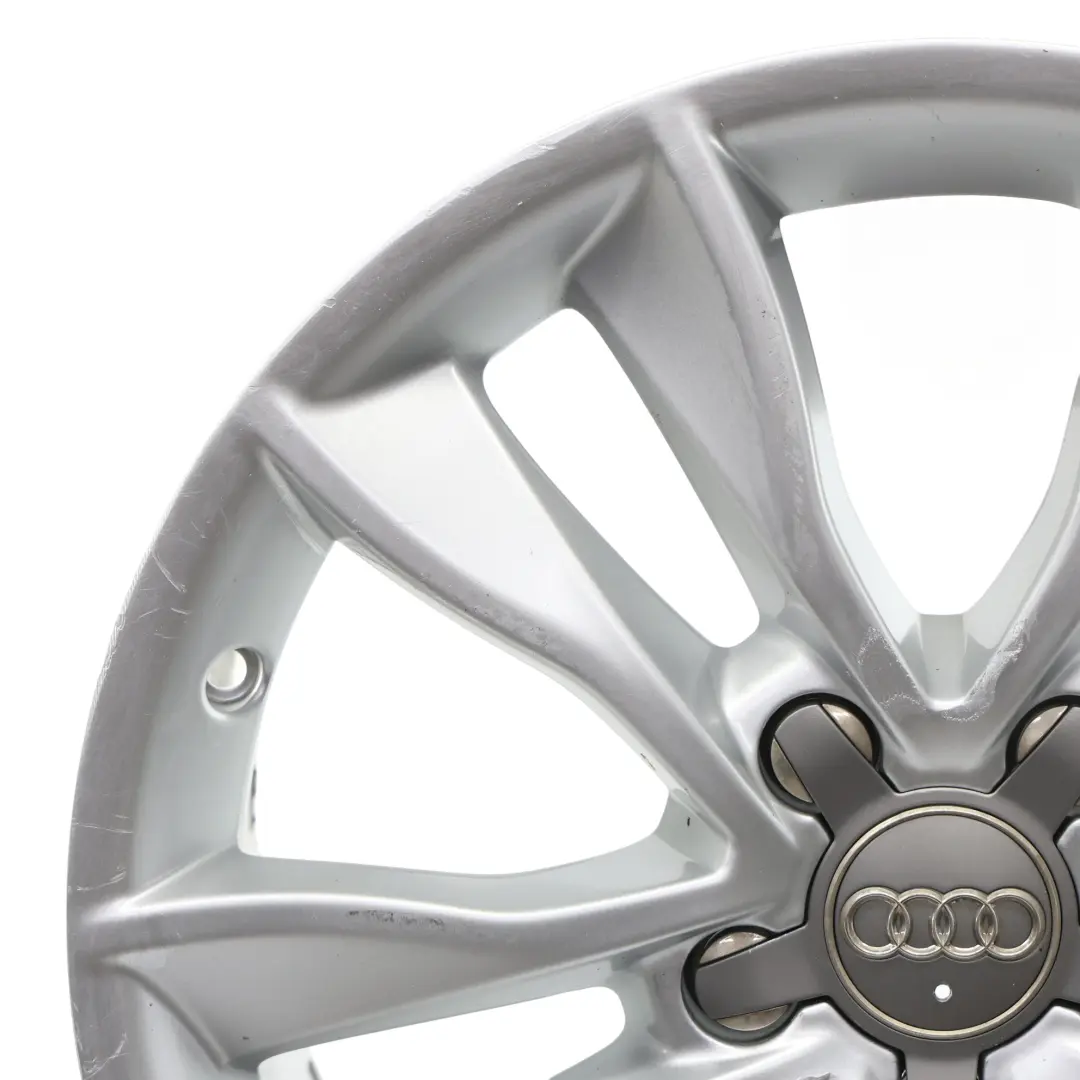 Audi A3 8P Silver Wheel Alloy Rim 17" 7,5J ET:56 Star Double Spoke - SKU 8P0601025CC-3 - Part number 8P0601025CC