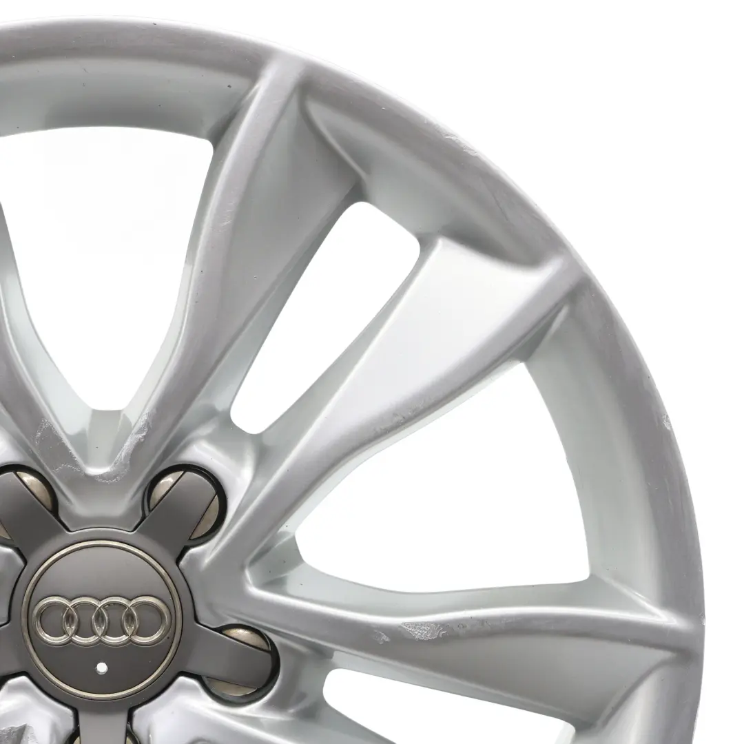 Audi A3 8P Silver Wheel Alloy Rim 17" 7,5J ET:56 Star Double Spoke - SKU 8P0601025CC-3 - Part number 8P0601025CC
