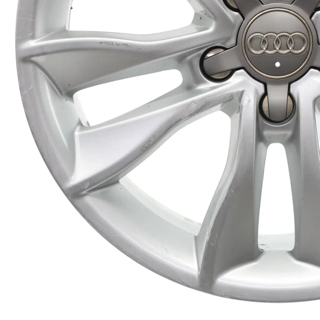 Audi A3 8P Silver Wheel Alloy Rim 17" 7,5J ET:56 Star Double Spoke - SKU 8P0601025CC-3 - Part number 8P0601025CC