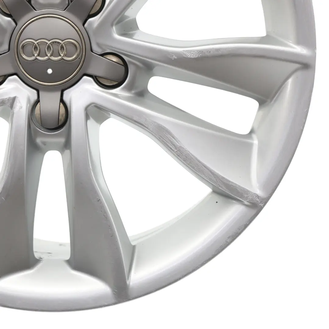 Alloy Rim 17" 7,5J ET:56 Star Double Spoke to Audi A3 8P Silver Wheel with Part number 8P0601025CC Audi A3 8P Silver Wheel Alloy Rim 17" 7,5J ET:56 Star Double Spoke - SKU 8P0601025CC-3 - Part number 8P0601025CC