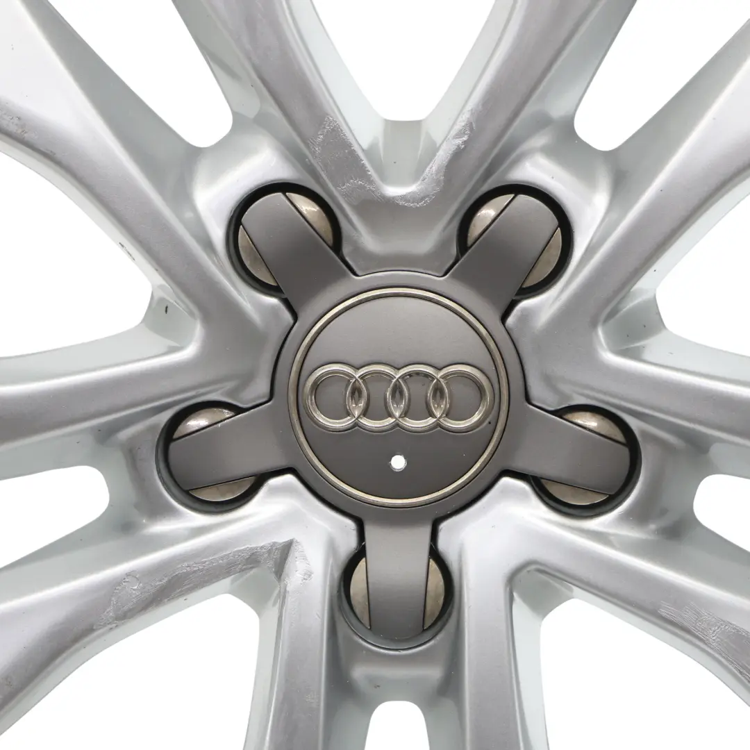 Audi A3 8P Silver Wheel Alloy Rim 17" 7,5J ET:56 Star Double Spoke - SKU 8P0601025CC-3 - Part number 8P0601025CC