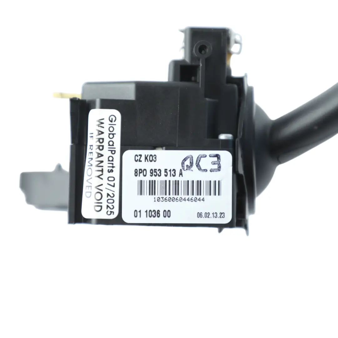 Audi A3 8P Steering Wheel Indicator High Beam Light Turn Switch Stalk - SKU 8P0953513A-1 - Part number 8P0953513A