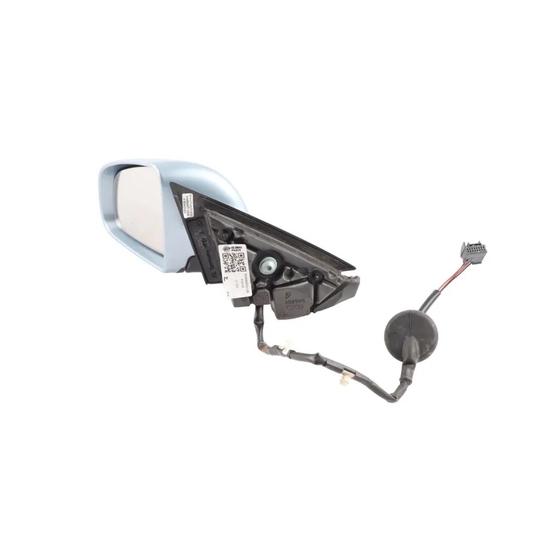 Wing Mirror Door Right O/S Liquid Blue Metallic - Y5J to Audi A3 8P with Part number 8P2858531G Audi A3 8P Wing Mirror Door Right O/S Liquid Blue Metallic - Y5J - SKU 8P2858531G-LIB - Part number 8P2858531G