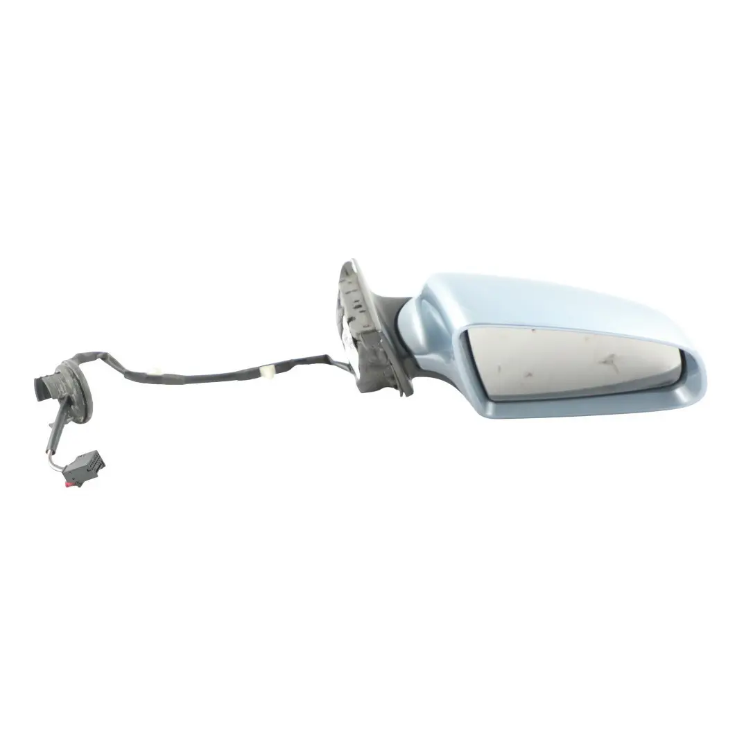 Audi A3 8P Wing Mirror Door Right O/S Liquid Blue Metallic - Y5J 8P2858532GB