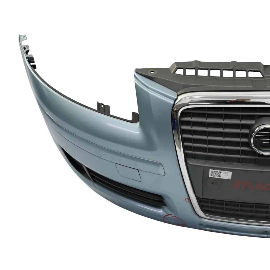 Front Bumper Trim Panel Cover Liquid Blue Metallic - Y5J to Audi A3 8P with Part number 8P4807105 Audi A3 8P Front Bumper Trim Panel Cover Liquid Blue Metallic - Y5J - SKU 8P4807105-LIB - Part number 8P4807105