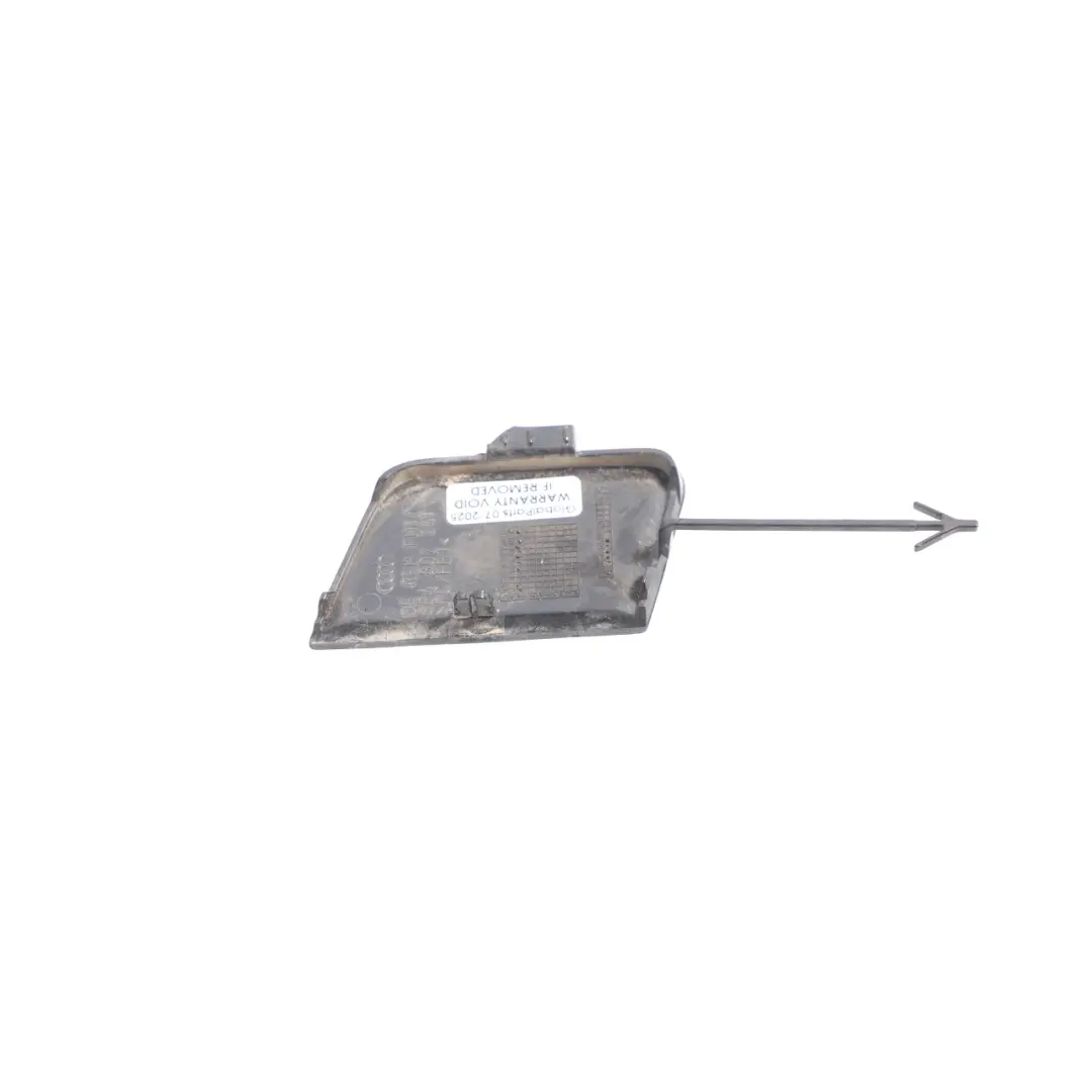 Front Bumper Tow Eye Cover Cap Brilliant Black - Y9B to Audi A3 8P with Part number 8P4807241 Audi A3 8P Front Bumper Tow Eye Cover Cap Brilliant Black - Y9B - SKU 8P4807241-BBL - Part number 8P4807241