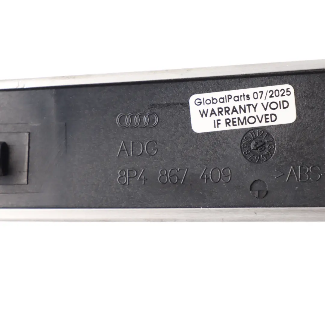 5Dr Moldura Decorativa Puerta Delantera Aluminio Izquierda para Audi A3 8P con número de pieza 8P4867409 Audi A3 8P 5Dr Moldura Decorativa Puerta Delantera Aluminio Izquierda - SKU 8P4867409-1 - Número de pieza 8P4867409