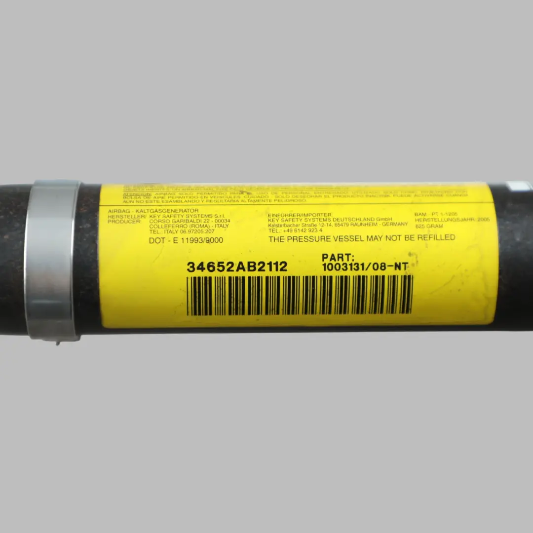 Sportsback Headliner Roof Curtain Air Module Left N/S Side to Audi A3 8P with Part number 8P4880741B Audi A3 8P Sportsback Headliner Roof Curtain Air Module Left N/S Side - SKU 8P4880741B - Part number 8P4880741B