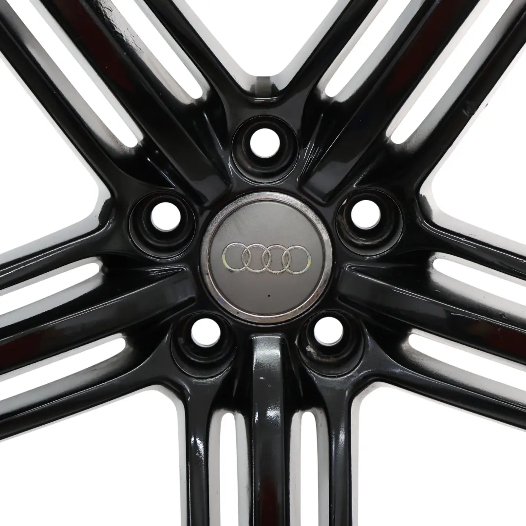 Jante En Alliage Léger 20" 8,5J ET:33 Noire pour Audi Q5 8R à propos du numéro de pièce 8R0601025BG Audi Q5 8R Jante En Alliage Léger 20" 8,5J ET:33 Noire - SKU 8R0601025BG-4 - Numéro de pièce 8R0601025BG