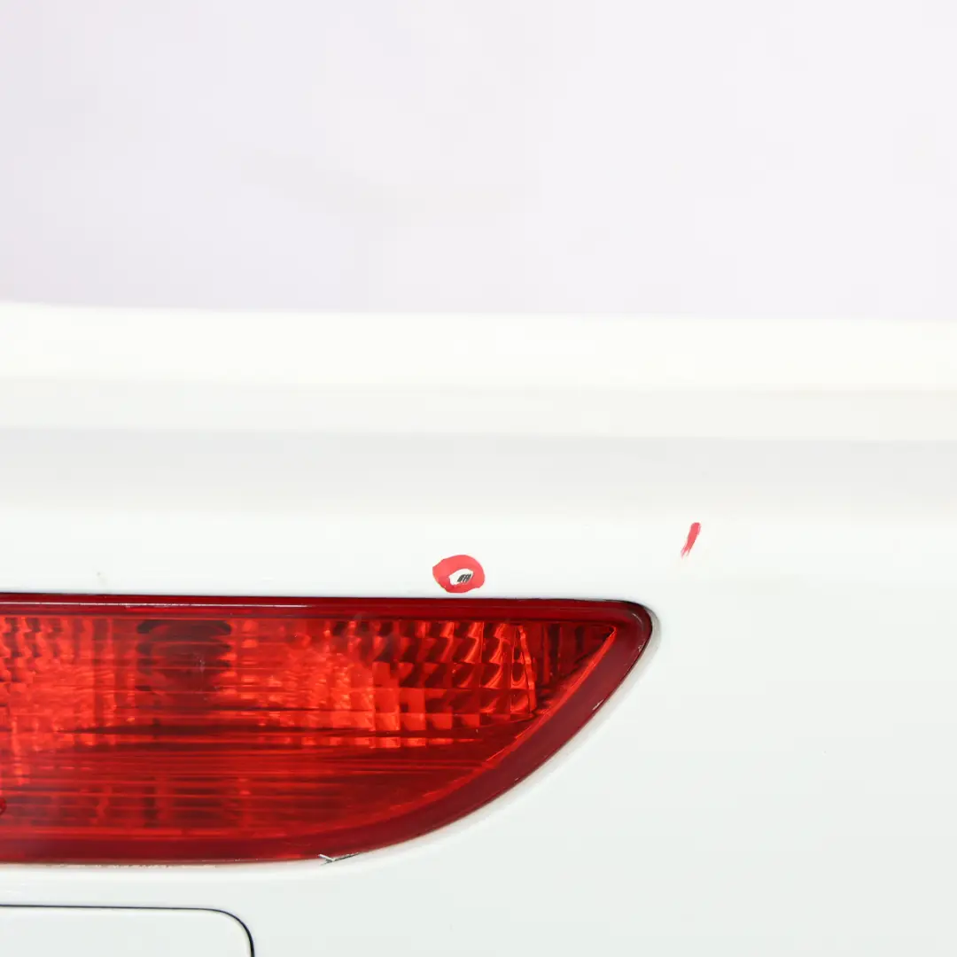 Bumper Trim Panel Covering Glacier White Pearl - S9R to Audi Q5 8R Rear with Part number 8R0807303B Audi Q5 8R Rear Bumper Trim Panel Covering Glacier White Pearl - S9R - SKU 8R0807303B-MGW - Part number 8R0807303B