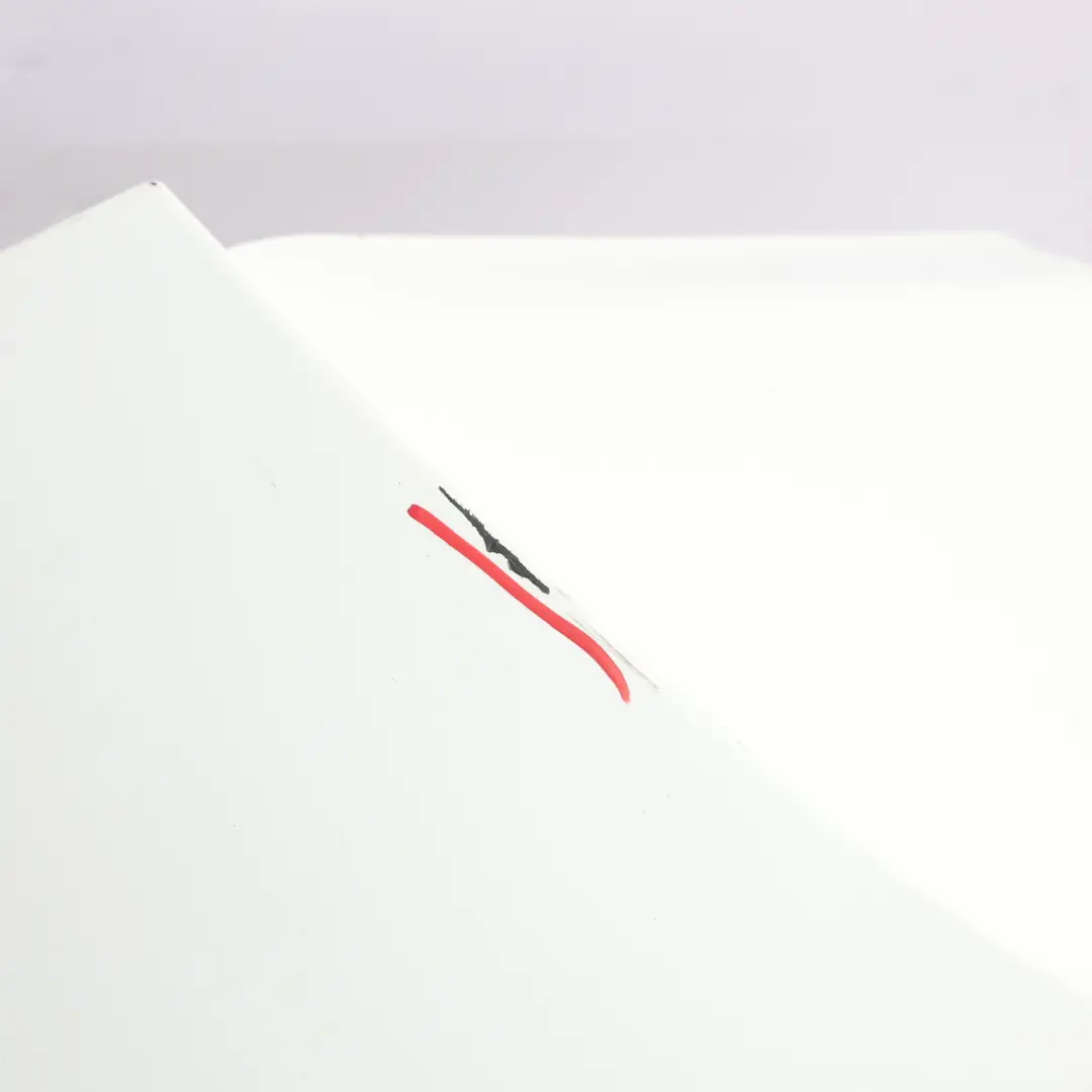 Audi Q5 8R Rear Bumper Trim Panel Covering Glacier White Pearl - S9R - SKU 8R0807303B-MGW - Part number 8R0807303B