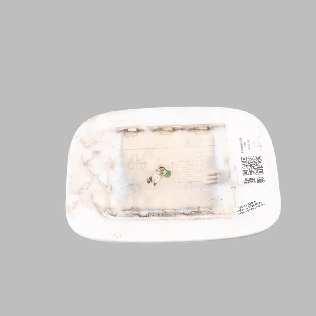 Filler Flap Fill In Tank Cap Ibis White - Y9C to Audi Q5 8R Fuel with Part number 8R0809907B Audi Q5 8R Fuel Filler Flap Fill In Tank Cap Ibis White - Y9C - SKU 8R0809907B-IWH - Part number 8R0809907B