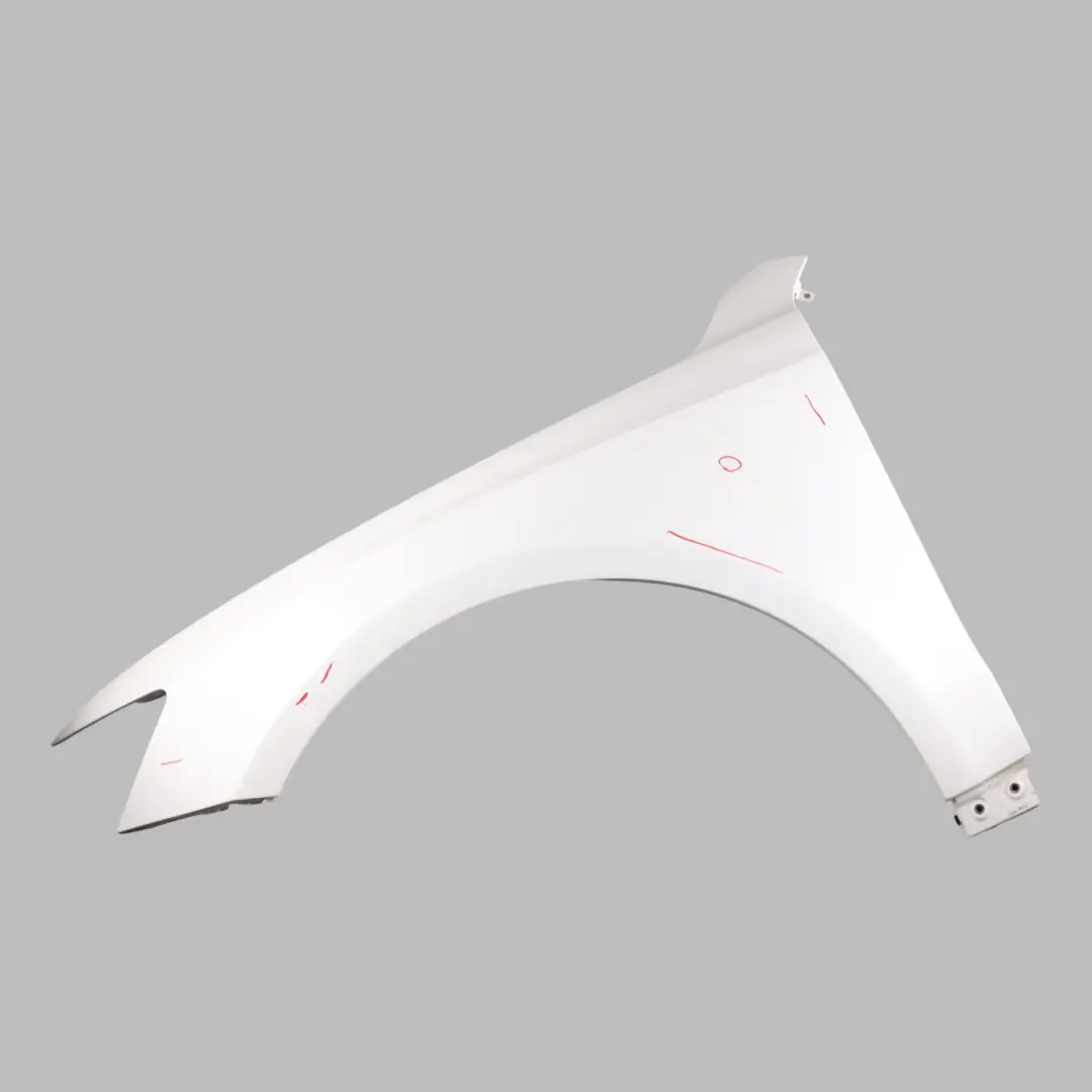 Front Side Panel Wing Fender Left N/S Ibis White - Y9C to Audi Q5 8R with Part number 8R0821105 Audi Q5 8R Front Side Panel Wing Fender Left N/S Ibis White - Y9C - SKU 8R0821105-IWH - Part number 8R0821105