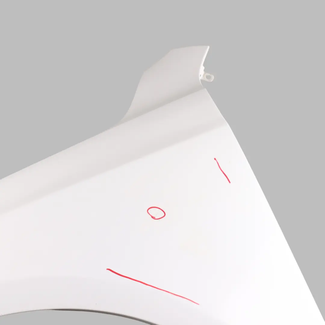 Front Side Panel Wing Fender Left N/S Ibis White - Y9C to Audi Q5 8R with Part number 8R0821105 Audi Q5 8R Front Side Panel Wing Fender Left N/S Ibis White - Y9C - SKU 8R0821105-IWH - Part number 8R0821105