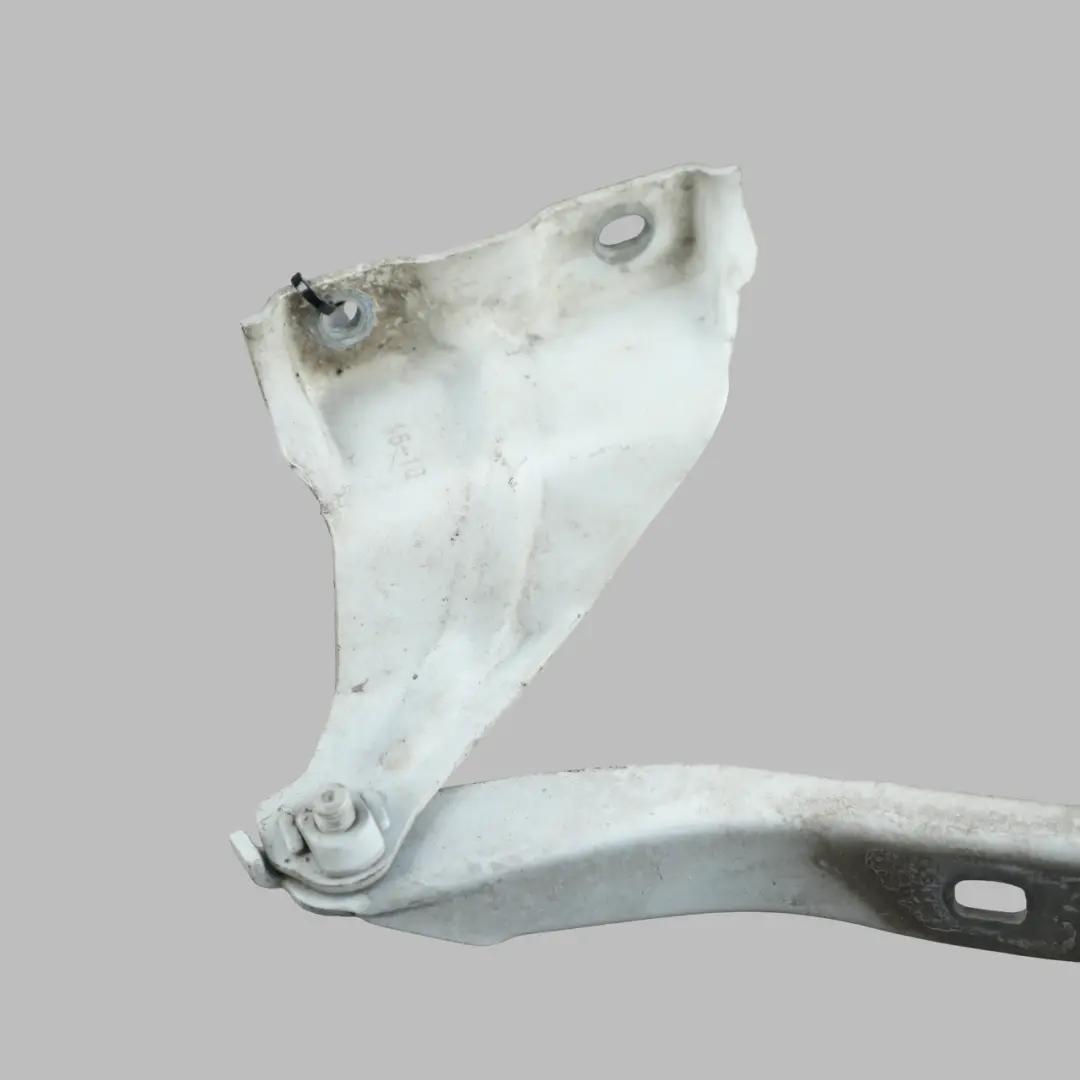 Front Hood Bonnet Hinge Left N/S Ibis White - Y9C to Audi Q5 8R with Part number 8R0823301A Audi Q5 8R Front Hood Bonnet Hinge Left N/S Ibis White - Y9C - SKU 8R0823301A-IWH - Part number 8R0823301A