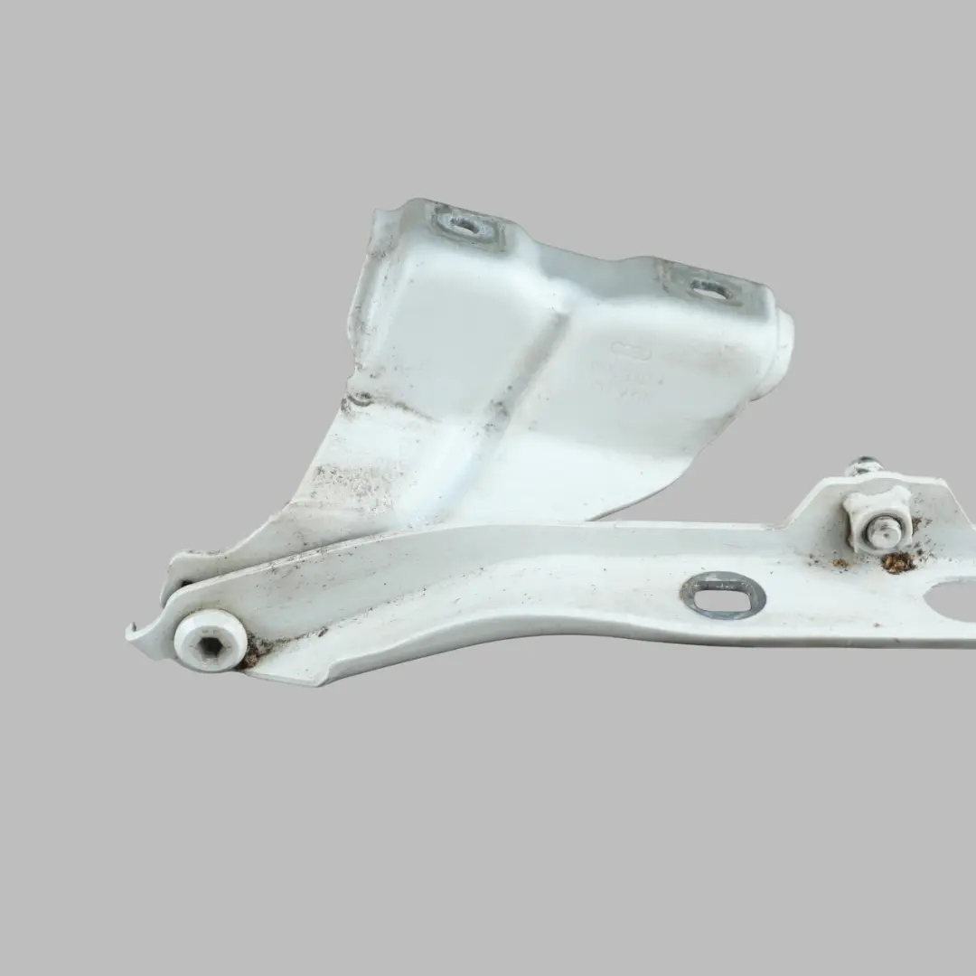 Front Hood Bonnet Hinge Right O/S Ibis White - Y9C to Audi Q5 8R with Part number 8R0823302A Audi Q5 8R Front Hood Bonnet Hinge Right O/S Ibis White - Y9C - SKU 8R0823302A-IWH - Part number 8R0823302A