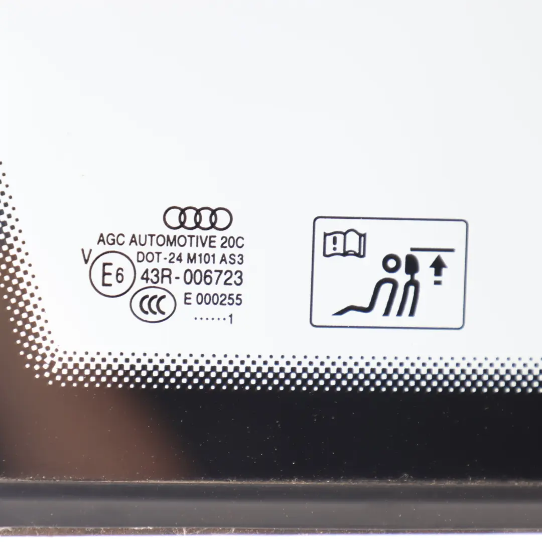 Window Quarter Glass Fixed Rear Left N/S Tinted AS3 8R0845299AA to Audi Q5 8R with Part number 8R0845299Q Audi Q5 8R Window Quarter Glass Fixed Rear Left N/S Tinted AS3 8R0845299AA - SKU 8R0845299Q - Part number 8R0845299Q