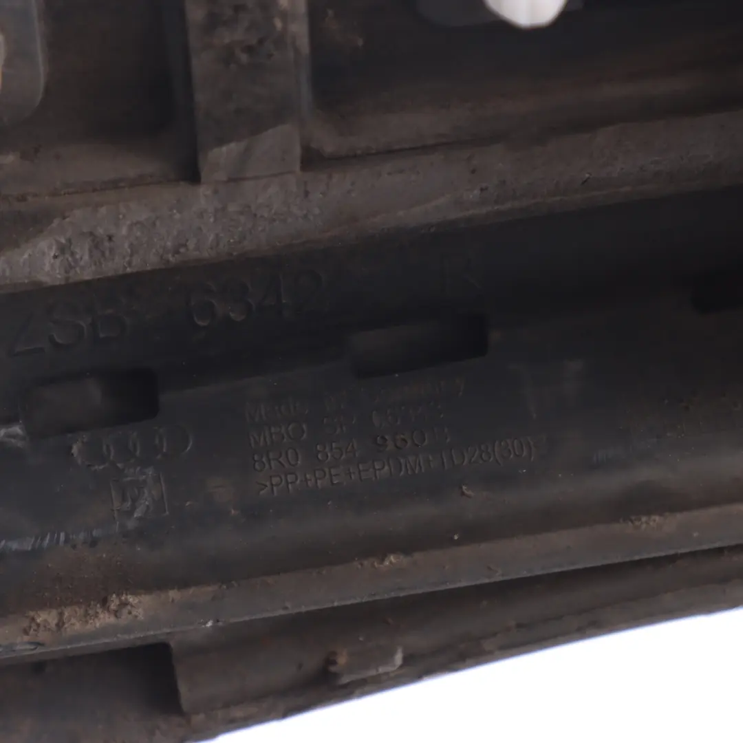 Front Fender Trim Sill Cover Right O/S Phantom Black - Z9Y to Audi Q5 8R with Part number 8R0854960B Audi Q5 8R Front Fender Trim Sill Cover Right O/S Phantom Black - Z9Y - SKU 8R0854960B-PHB - Part number 8R0854960B