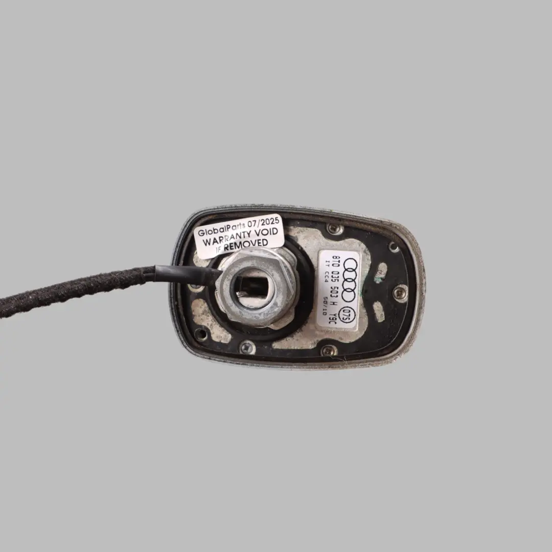 Antena Amplificador Aleta Tiburón Aerial Ibis Blanco Y9C para Audi A5 8T con número de pieza 8T0035503H Audi A5 8T Antena Amplificador Aleta Tiburón Aerial Ibis Blanco Y9C - SKU 8T0035503H-IWH - Número de pieza 8T0035503H